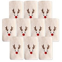 송월타월 루돌프 수건, 베이지, 10개입