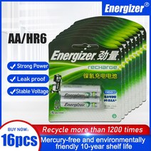 휴대용C타입보조배터리 미니대용량20000 Energizer-오리지널 AA 2450mAh 1.2V NI-MH 충전식 배터리 카메라, 07 16PCS_01 1.2V