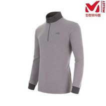 밀레 남성 오세르 집업 티셔츠 MXQFT203 네이비
