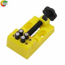 Mini Small Clamp Bed Fixed Fixture Small Bench Vise Bench Vise Fast Eight-hole Vise Clamping 1-55MM, 05 yellow