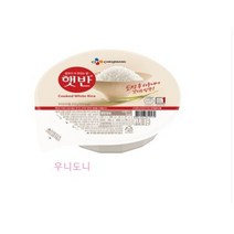 햇반 백미 즉석밥 원형 사각 랜덤, 210g, 18개
