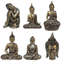 부처님 동상 홈 장식 Buddah statue 선 장식 명상 부처님 장식, 15X16X27。5cm
