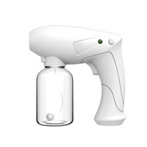 고압수분무기 페인트분무 새로운 정원 액세서리 380ML 푸른 빛 무선 나노 증기 분무기 안개 소독 물 기계 스팀 스프레이 건, [04] 04