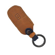 기아 카니발 KA4 4세대 2020 ~ 2022년형 (하이리무진 포함) 리얼가죽 스마트키 케이스 키홀더, RLK타입 5버튼, 브라운