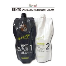 바이오메드 플래티넘 벤토 에너제틱 헤어칼라 1 2제 각 500g/7분 스피드 염색약, 3.0 다크브라운