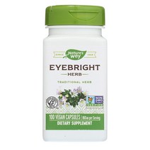 해외 Natures Way Eyebright 아이브라이트 100캡슐, 4개