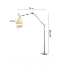 아르떼미데 램프 오마주 스탠드조명 침실 책상 무드등 테이블, (장스탠드 중형 3섹션)