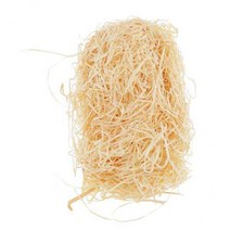 shangren 파쇄 된 나무 Excelsior 선물 트레이 애완 동물 침구를 채우는 2x225g 목모 필러, 활기 없는, 연노랑