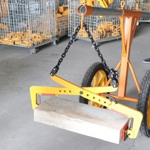 보강토집게 장치 리프팅 경계석 옹벽 찝게 운반 카트, 카트 500kg
