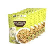 Miracle Noodle Ready to Eat Pad Thai Meal Shirataki Noodles 미라클 누들 즉석 팟타이 식사 시라타키 국수 6개입 9.9oz 281g, 1팩