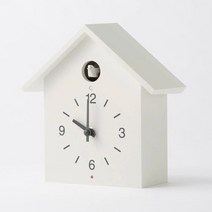 일본직구 MUJI 무인양품 뻐꾸기 시계 화이트 라지 사이즈 무지 벽시계 탁상시계