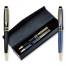 판촉물/200개/로젠블랙블루볼펜세트자석케이스볼펜세트/홍보행사용품 대량구매 단체선물 로고인쇄 개업결혼, 기본200개구매시, 인쇄신청