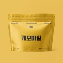 뻥차 캐모마일 허브티 생분해성 삼각티백 긴끈 카페인없는 커피대신차, 20개입, 1.2g