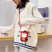 DIY 산타 가죽 크로스백 만들기 키트 손바느질 바느질