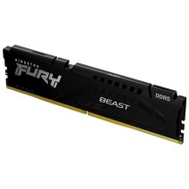 [ 정품]Kingston Technology Kingston Fury Beast 화이트 64GB 2x32GB 5600MTs CL36 DDR5 Expo DIMM오버클럭킹플러그 앤 플, White_5200MT/s