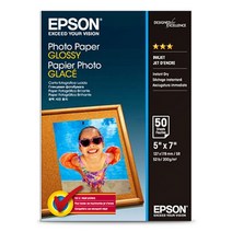 (EPSON) 광택 포토용지 S042545 (5R/200g/50매) 포토용지/광택, 단일 종이/파일 사이즈