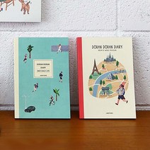 잼스튜디오 감성데일리 귀여운 일러스트 예쁜손그림 도란 다이어리북 일기장 여행 1W8F11C8, Dailylife