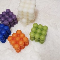 실리콘몰드 - 원형 큐브 몰드 ( 6구 ) #원형큐브캔들만들기 #원형큐브몰드 #큐브몰드 #큐브캔들몰드