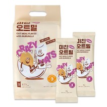 그리심 미친오트밀 누룽지 35gX25봉-식사대용/압착귀리/간편식/개별포장