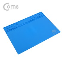 전기납땜 절연매트 실리콘 고무판 345x245mm IE287