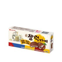 칠성 사무실 탕비실 롯데 명가찰떡파이 과자 세트 간식 추천 210G 2개, 27세트
