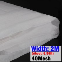 40 메쉬 너비 2m 과일 나무 해충 방제 그물 커버 정원 식물 보호 농업 야채 안티 곤충, [01] Width 2M, [01] Length 1m Per Order