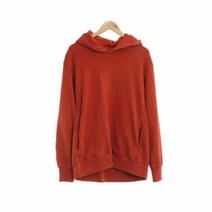 유니클로 오렌지 면 후드티 남자 L [120] 0610