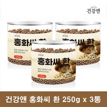 국산 홍화씨환 홍아씨 환 홍화씨 가루 250g 3통