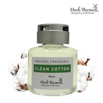 허브타임 허브타임 방향제 차량용 80ml 디퓨저 클린코튼, 단일옵션