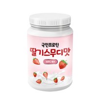 국민프로틴 WPC 프로틴 딸기스무디맛 단백질보충제 웨이 1KG, 1개
