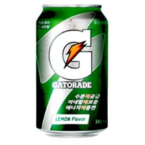 게토레이 레몬 캔, 4개, 340ml