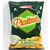 피아토스 양파맛 감자칩, 24개, 85g