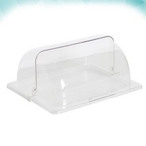 케이크돌림판 아이싱 케이크 회전 물레 돌림판 베이킹 커버 돔 디스플레이 디저트 과자 케이스 텐트 스탠드 지우기 트레이 뚜껑 플레이트 베이커리 아크릴 팬 쇼케이스 cloche 빵, 투명한 색상