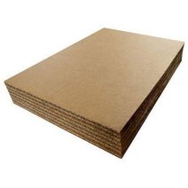 Corrugated Cardboard Filler Insert Sheet Pads 1/8” Thick - 16 x 16 Inches for Packing mailing and, 1