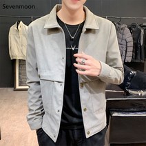 Sevenmoon 재킷 오버핏 퓨어심플 여름남자 데일리 경박스럽다 자모도안