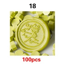 문구 스탬프 100 개/가방 씰링 왁스 인감 스탬프 비즈 레트로 스크랩북 소재 웨딩 생일 파티 DIY 초대장 인, 17 Stamp Sealing Wax