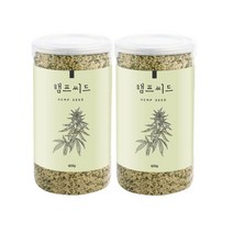 하늘사랑 햄프씨드 용기형, 400g, 2개