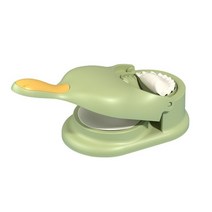 핸드 랩핑기 수동 포장 만두 메이커 2 In 1 금형 DIY 주방 스킨 프레서 래퍼 기계 도구, [07] 1PC-green