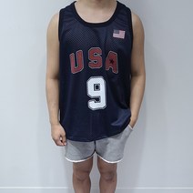 데로샵 D 9번 USA 남자 매쉬 나시
