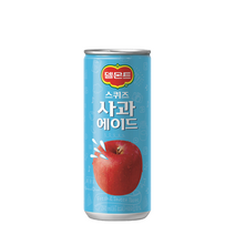 [서림마켓] 델몬트 스퀴즈 사과 오렌지 포도 레몬 4종 240ml 30캔 1박스