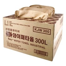 광진 산업용와이퍼타올 KJW300 대형 300매 건물티슈 공업용티슈 화장실손닦는휴지, 1개