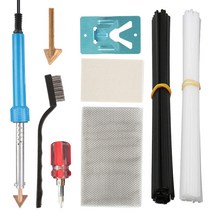 플라스틱 용접기 키트 막대 강화 메쉬 뜨거운 납땜 인두 스탠드 와이어 브러시 DIY 예술 공예 또는 전문 Su, 220v, 01 220V