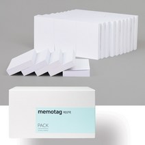 메모텍 포스트잇 스티키노트 포스트지 대용량 박스 화이트 5076, 1개입