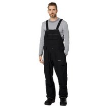 컴퍼니24 볼컴 남성 Roan Bib 오버롤 스노우보드 팬츠 블리치 블랙 S3, Bleach Black S3_Small