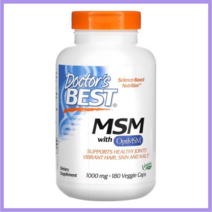 닥터스 베스트 MSM OptiMSM 함유 1000mg 베지캡슐 180정, 없음