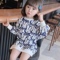까꿍맘 봄.가을신상/ Q06.블루토끼와레깅스 아동복 여아의류 레깅스 등원룩 등원복 상하세트 상하복 롱티