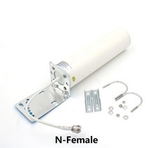 공중파안테나 wifi antennas 4g lte 야외 배럴 방수 sma crc9 ts9 omni antenne high gain 698-2700mhz for huawei 모뎀, 5m crc9 커넥터