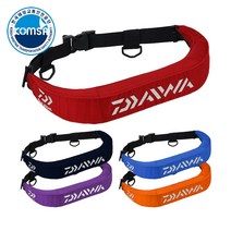 다이와 자동팽창 허리식 구명조끼 DF-9403 로드 그립테이프, 블루 웨일