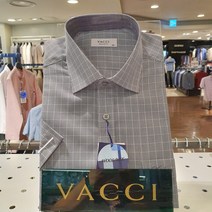 바찌 남성 여름 반팔 일반핏 면20% 모8% 혼방 구김없는 은은한 그레이 잔체크 가격인하 중년 차분한컬러 가성비최고 짱짱 출근룩 셔츠 남방 VD1I 2PR 221 G0