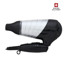 스위스밀리터리 고출력 사이클론 헤어 드라이어 SMA-RW1800 1800W, INA-HD1800, 블랙 + 실버